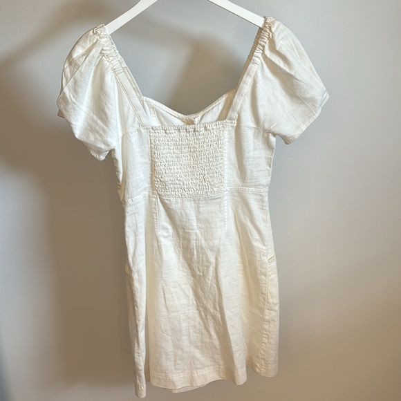 Madewell linen blend button down dress. - Picture 4 of 6